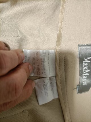 Pantaloni donna pinocchietto beige