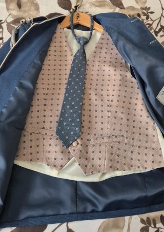 Traje comunión niño Amaretto azul