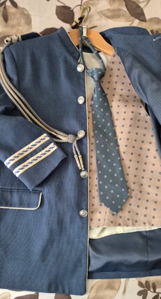 Traje comunión niño Amaretto azul