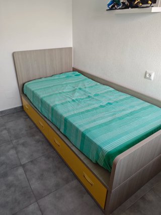 Cama infantil con 2 cajones Para cama de 90 o 95