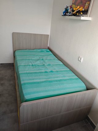Cama infantil con 2 cajones Para cama de 90 o 95