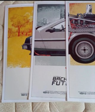 Tríptico Pósters Regreso al Futuro