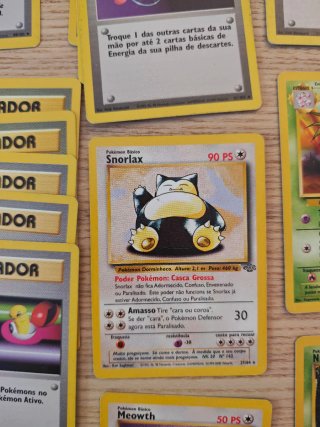 Lote 79 cartas Pokémon Portugués português