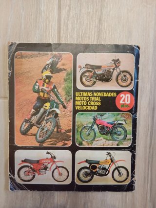 Moto 80 Álbum Supercromo Motos