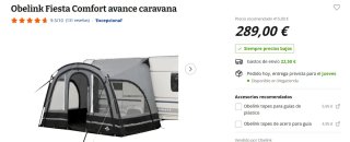 Avance ligero para caravana