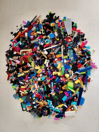 Lotti di pezzi LEGO originali 1,7 kg