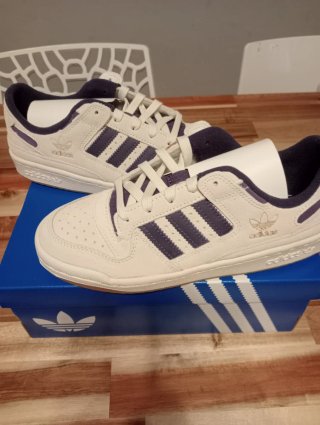 Adidas Forum Low CL Scarpe Bianco Viola