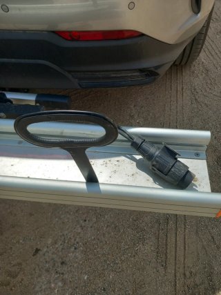 Portamotos Towcar para bola de remolque
