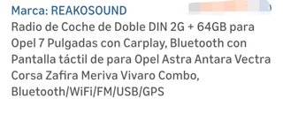 Radio Coche con pantalla táctil
