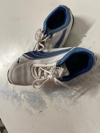 Zapatillas Puma Blancas y Azules