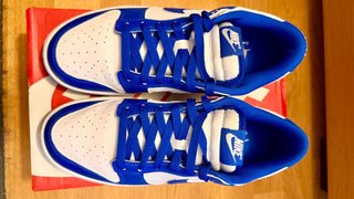 Nike Dunk Low Blu/Bianco Taglia 41