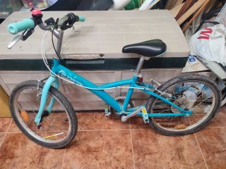Bicicleta infantil B-TWIN azul