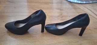 Zapatos de salón Clarks piel negros talla 38