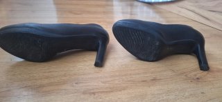 Zapatos de salón Clarks piel negros talla 38