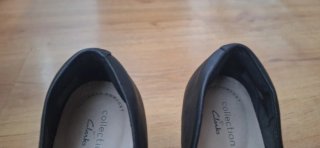 Zapatos de salón Clarks piel negros talla 38