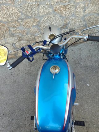 Ducati 250 Deluxe Azul/Plata