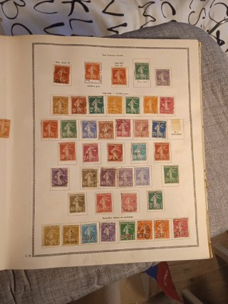 Álbum Sellos Francia 1849-1950