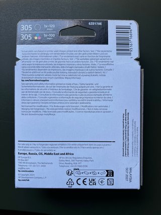 Confezione da 2 Cartucce HP 305 Nero e Tricolore