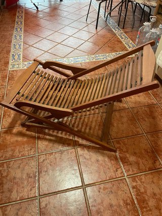 Hamaca de madera Teka