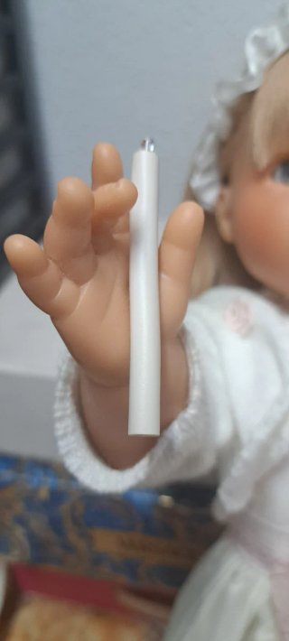 Muñeca de Comunión Vestido Blanco