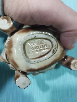 Lote 2 tortugas porcelana vintage Wade Porcelain