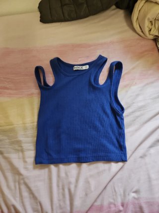 Top INSIDE azul talla S