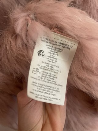Chaleco pelo conejo T40