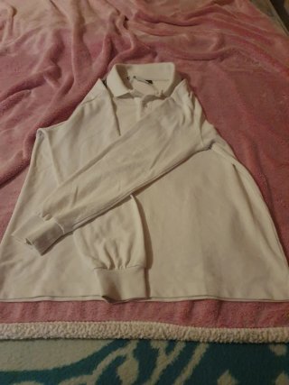 Camisa larga blanca uniforme