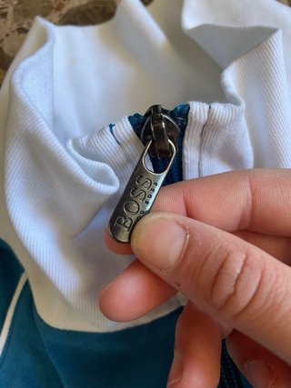 Chaqueta Hugo Boss Azul y Blanca