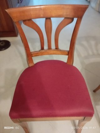 Sedie Piotto vero legno
