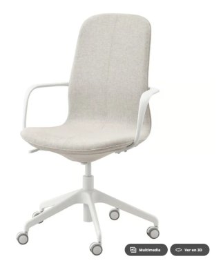 Silla de oficina Ikea LANGFJALL