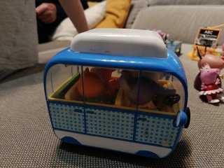 Peppa Pig Coche, Escuela y parque con columpio