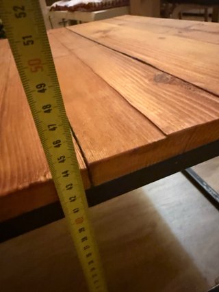 Mesa de centro madera y metal
