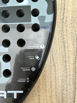 Pala Padel Kombat F105 Black Edition + Grip de reg