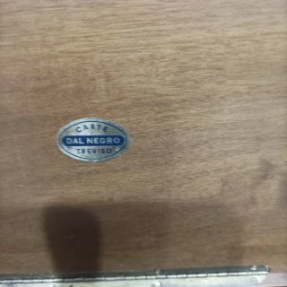 Scatola in legno Dal Negro con disegno