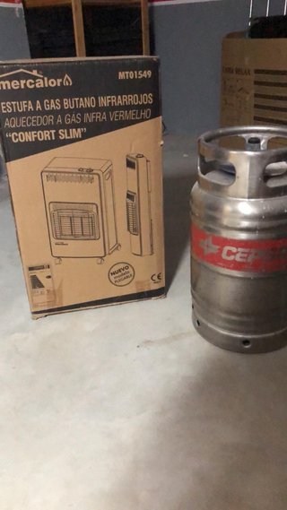 Estufa Gas Mercalor Confort Slim Plegable