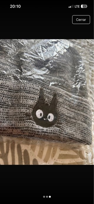 Gorro Studio Ghibli Gato Negro