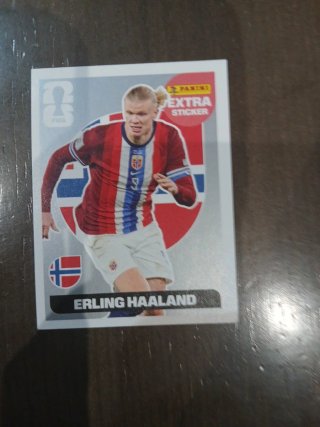 Cromos Panini Haaland Extra Sticker Plata