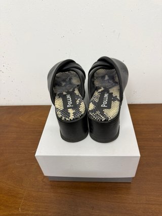 Sandalo con Zeppa Pollini Nero/Marrone Tg. 37