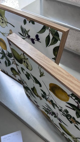 2 Cuadros Decorativos Frutales