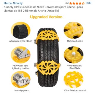 Cadenas de nieve
