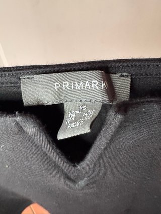 Top negro Primark talla única