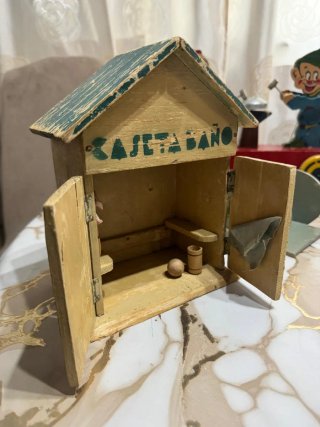 Lote Juguetes Antiguos Madera Leer  Bien