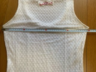 Vestido blanco/beige. talla 38. Poupee chic