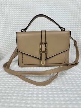 Bolso Shein Beige Bandolera/Mano Dorado
