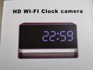 Mini reloj despertador con cámara WiFi oculta