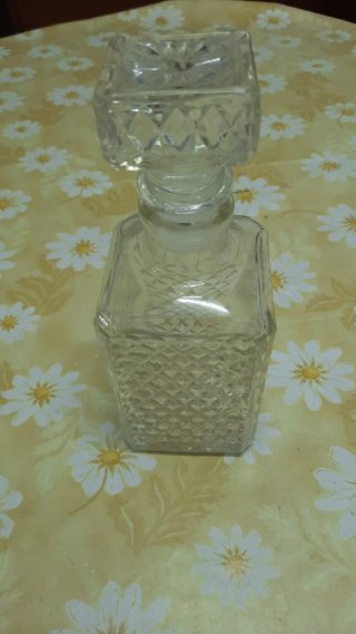 Bottiglia in vetro per liquori vintage