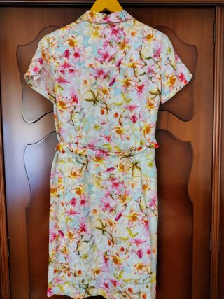 Vestido de lino Lloyd's Talla M