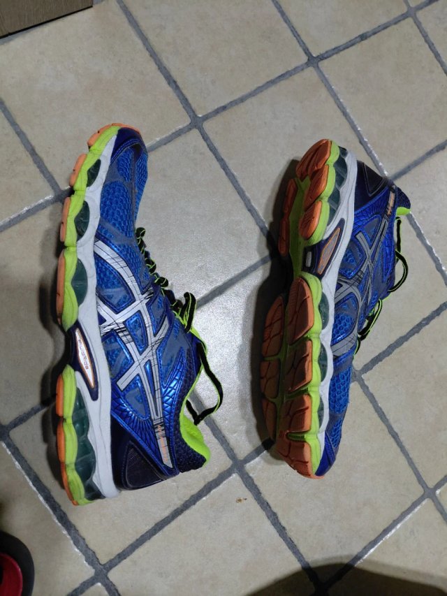 Asics Nimbus 16 Scarpe da Corsa Blu/Verde