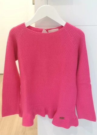 Jersey rosa fucsia 9 años 100% algodón